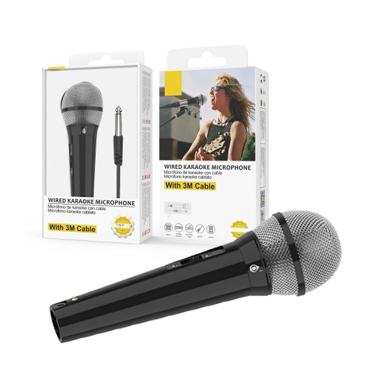 ONEPLUS WIRED KARAOKE MICROPHONE R2853 3M BLACK